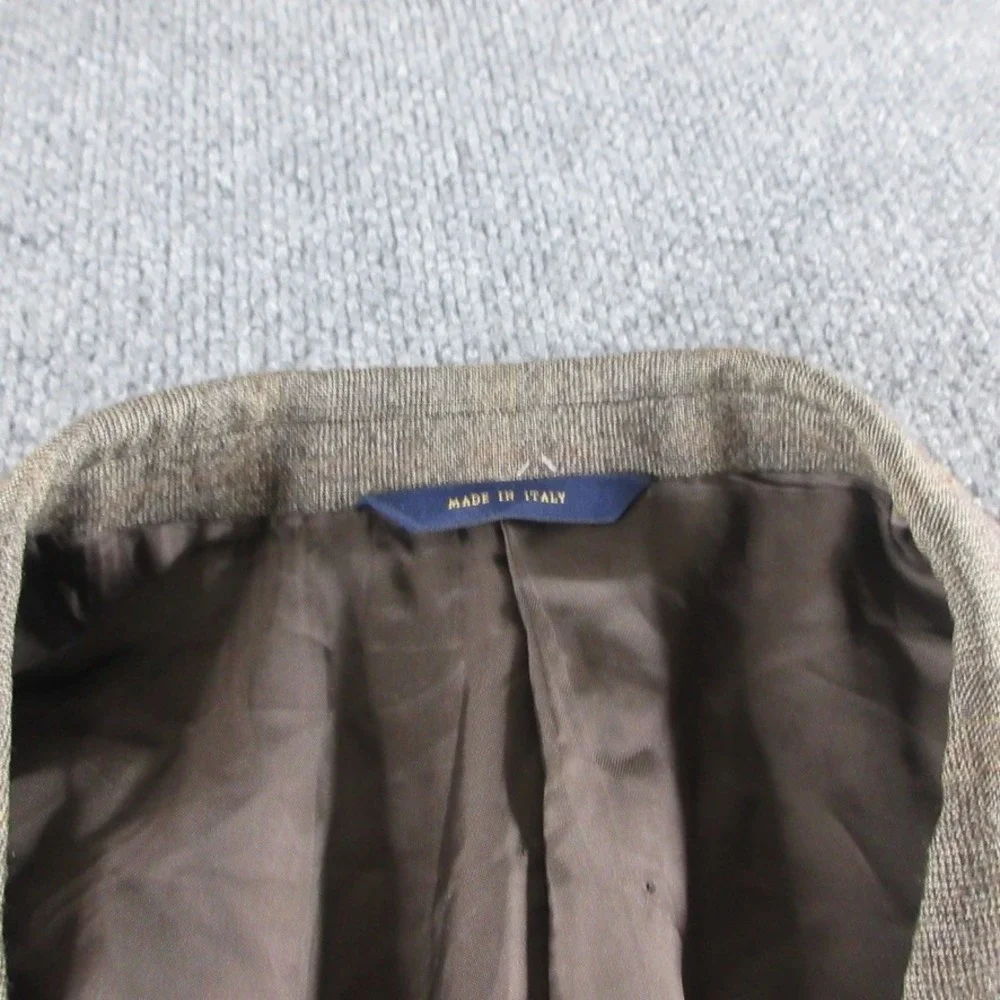 Brooks Brothers Blazer Men 52 Brown Madison Ermenegildo Zegna Wool Sport Coat